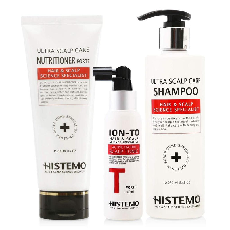 Daily Prevent Hair Loss and Combat Itchy Scalp Set (200mL, 250mL & 100ml)