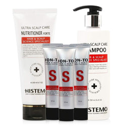 Scalp Care & Hair Loss Prevention Kit w Scalp Detox Cleanser, Shampoo, Conditioner (250mL, 200mL & 105mL)