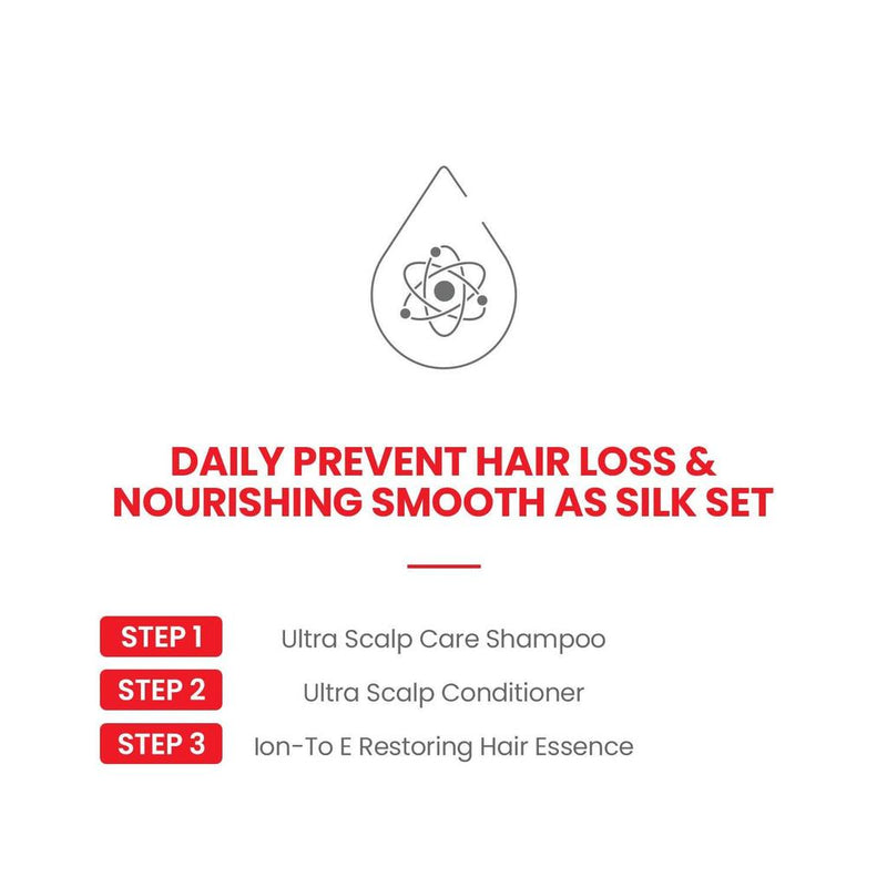 Daily Prevent Hair Loss and Nourishing Smooth as Silk Set (250mL, 200mL & 150mL)